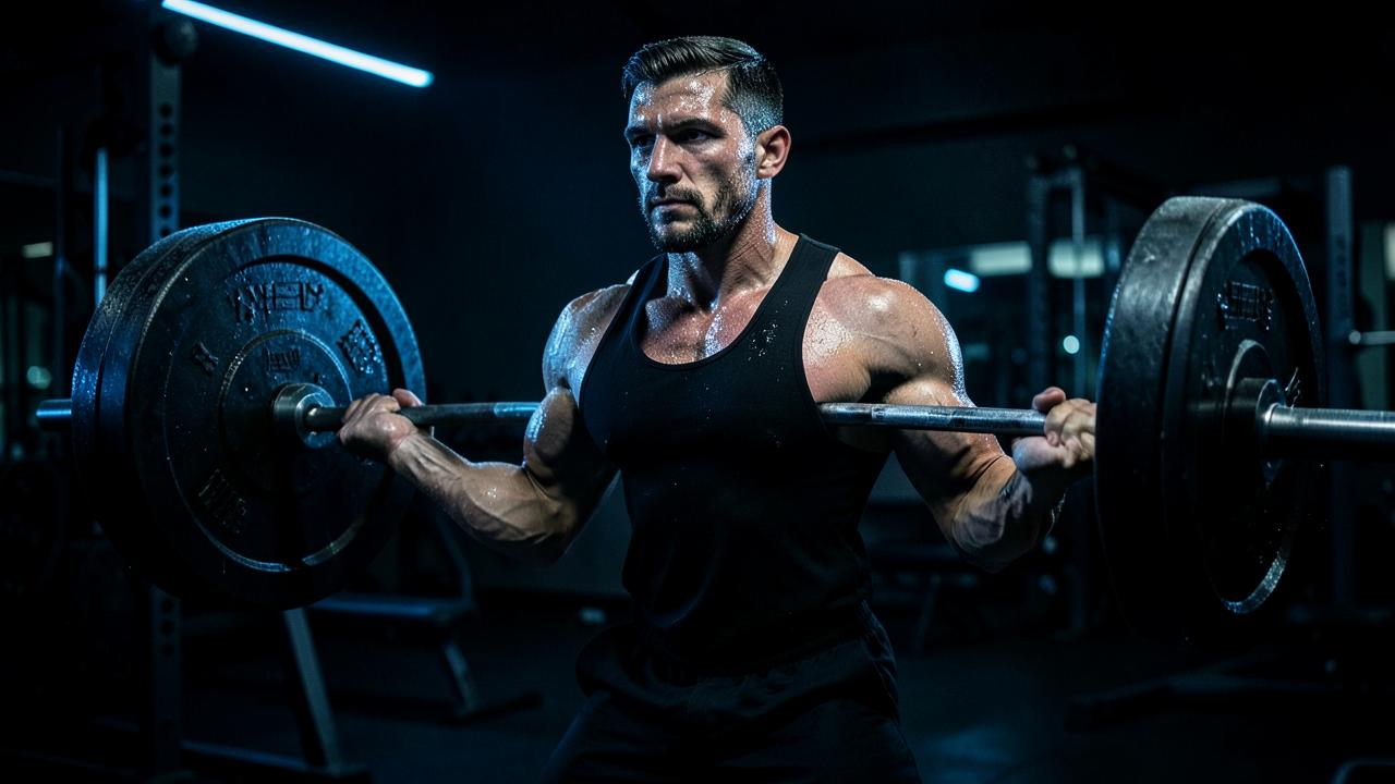 Fitness commercial still